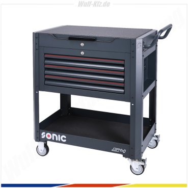 Sonic gefüllter Servicewagen NEXT S4 / 140-tlg.